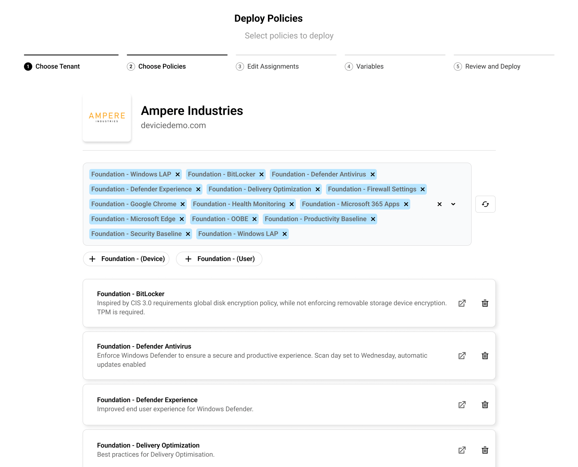 1130_Deploy Policies - Choose policies NB