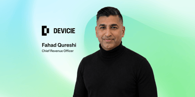 devicie names fahad qureshi chief revenue officer to build global sales engine and expand u.s. market presence
