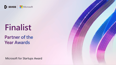 devicie recognized as a finalist of 2025 microsoft for startups partner of the year