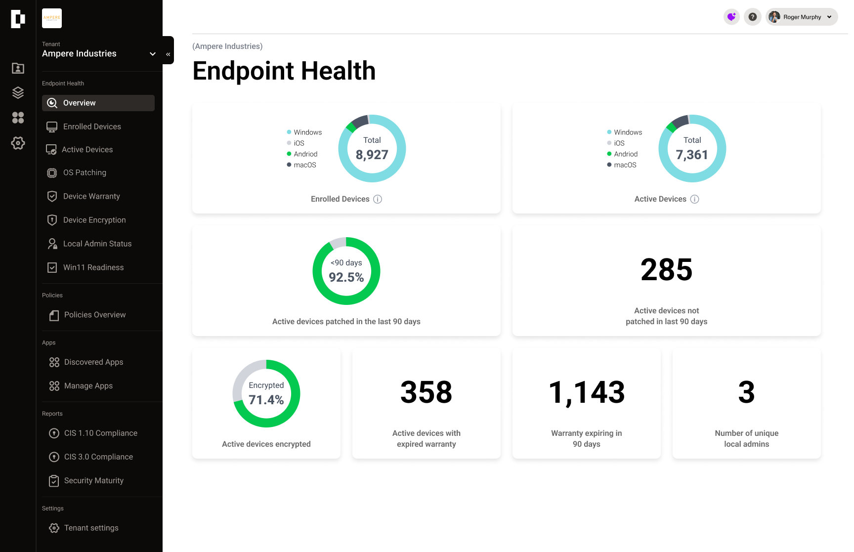 Endpoint Health Overview