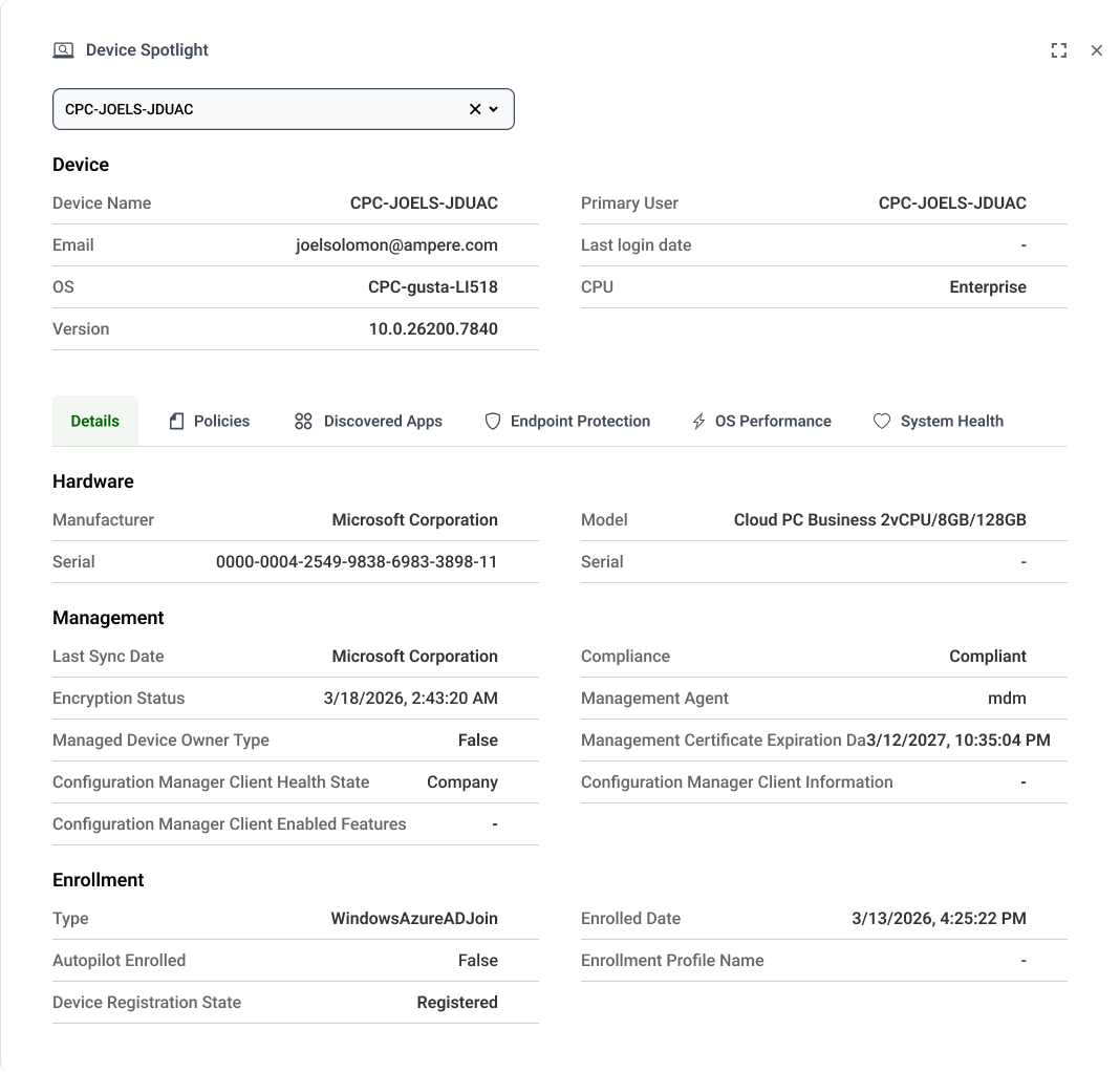PU Spotlight - Details