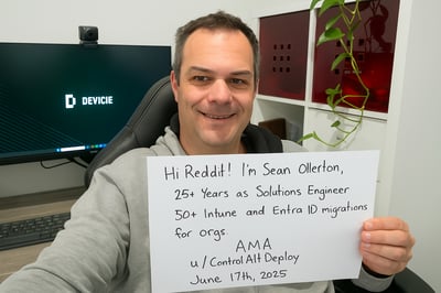 devicie’s head of solutions to host reddit ama on intune and entra id migrations